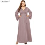 Sommer Frühling Langarm Kleid